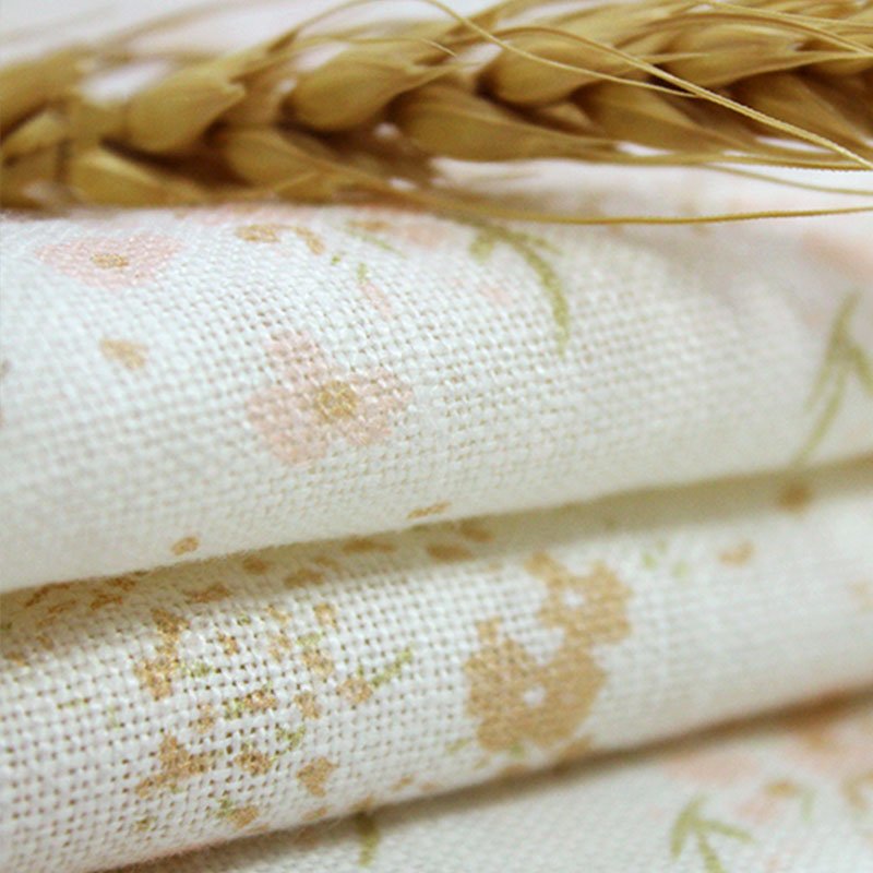 Customized High Quality Excellent Pure 100% Linen Print Fabric for Baby Sling Baby Carrier Baby Wrap Ring Sling