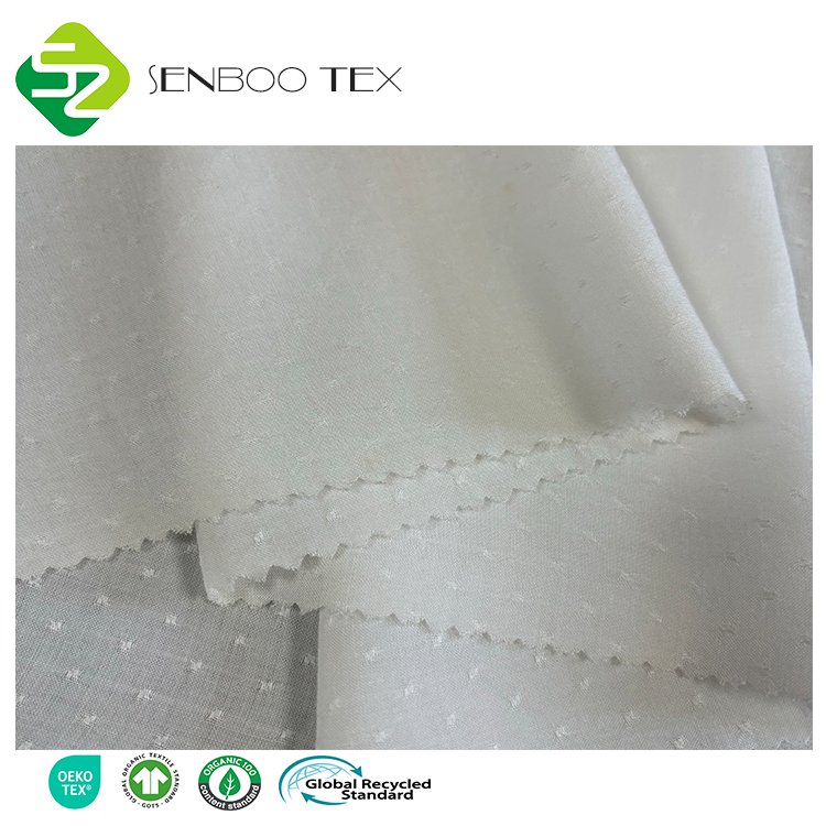 Wholesale 100% Bamboo Jacquard Fabric Best Quality 75GSM Soft Touch for Lady Shirts and Beddings Breathable Stylish for Girls