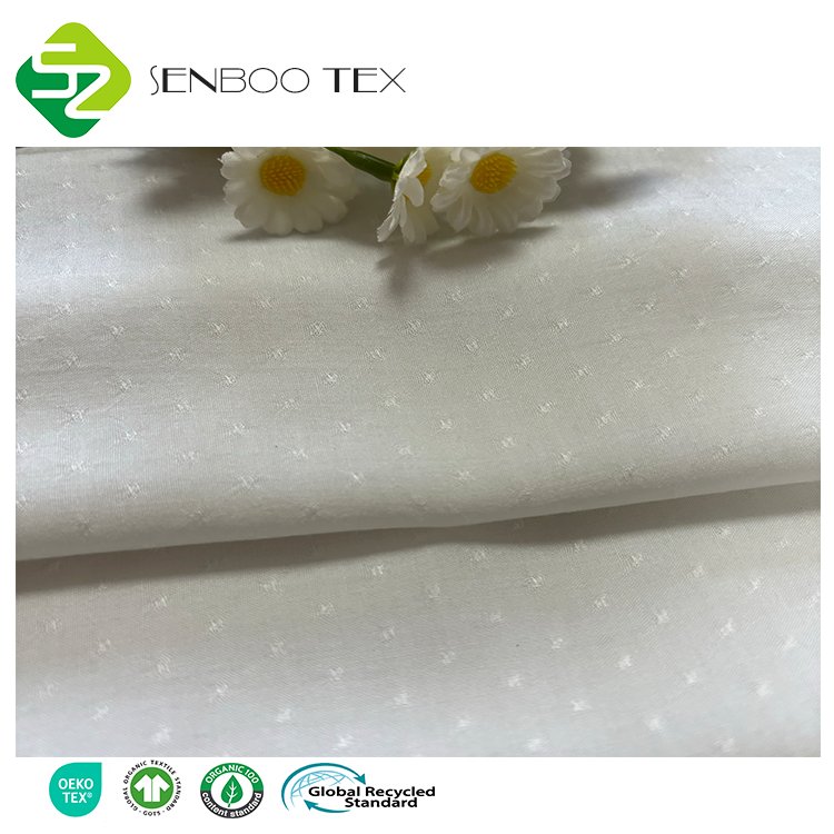 Wholesale 100% Bamboo Jacquard Fabric Best Quality 75GSM Soft Touch for Lady Shirts and Beddings Breathable Stylish for Girls