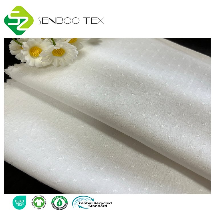 Wholesale 100% Bamboo Jacquard Fabric Best Quality 75GSM Soft Touch for Lady Shirts and Beddings Breathable Stylish for Girls