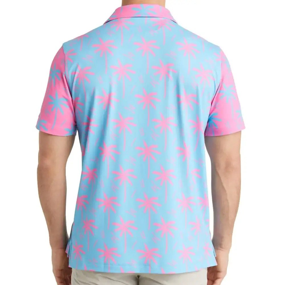 Custom Digital Printing Men Polo Shirts For Adults Size OEM Services Plain Dyed Lightweight Men's Polo T-shirts