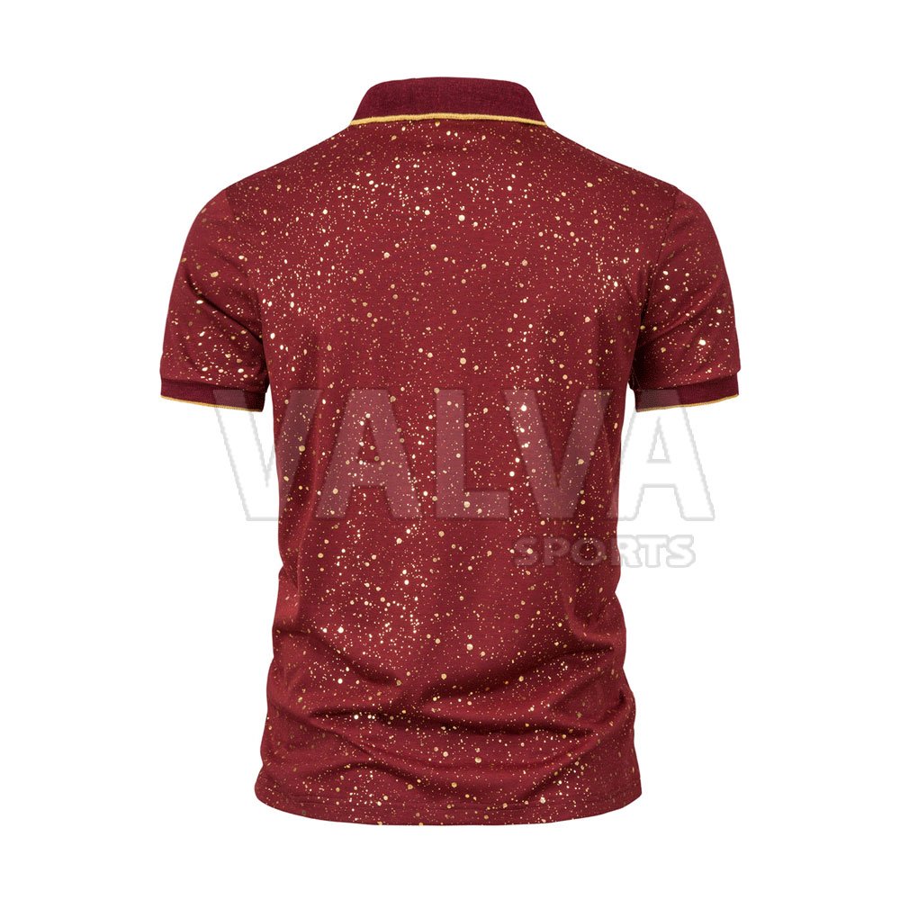 Customized Polo T-Shirt Best Material New Style Print Pattern Quick Dry and Light Knitted Fabric Made in Own Design