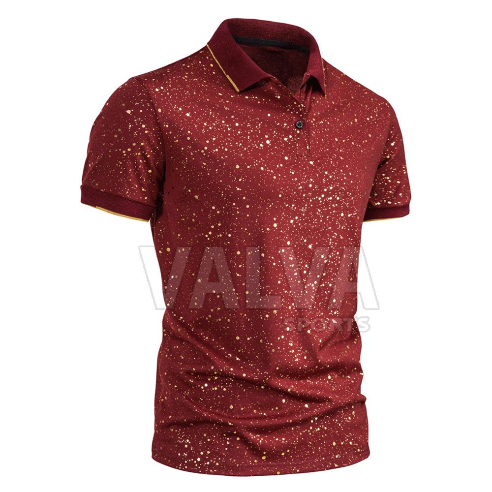 Customized Polo T-Shirt Best Material New Style Print Pattern Quick Dry and Light Knitted Fabric Made in Own Design