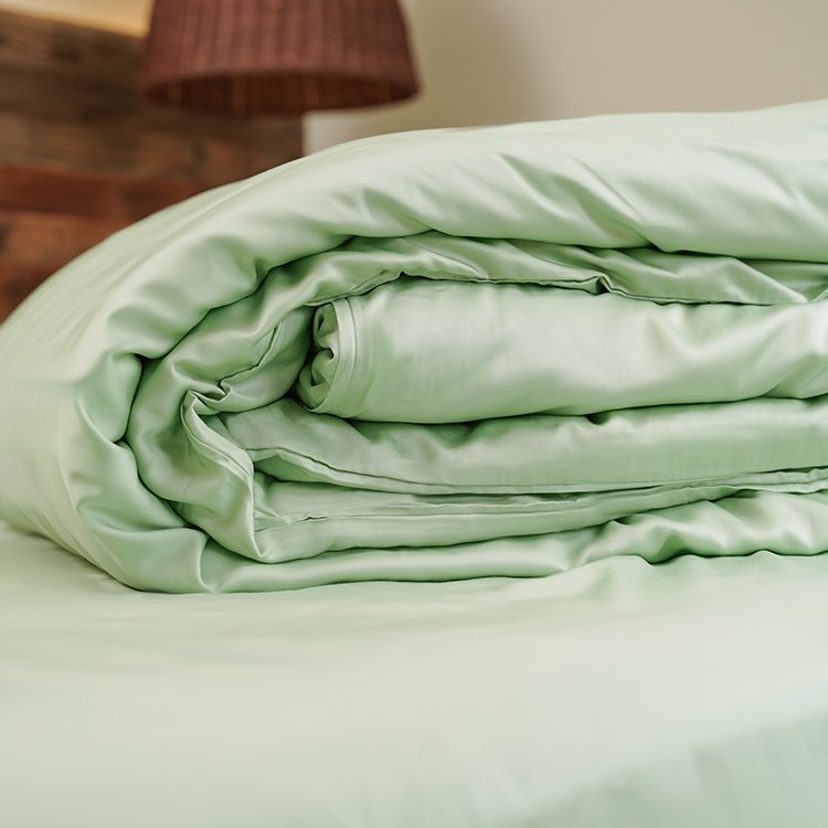 Ultra-smooth natrual bamboo duvet quilt cover set cooling bamboo bedding set for home