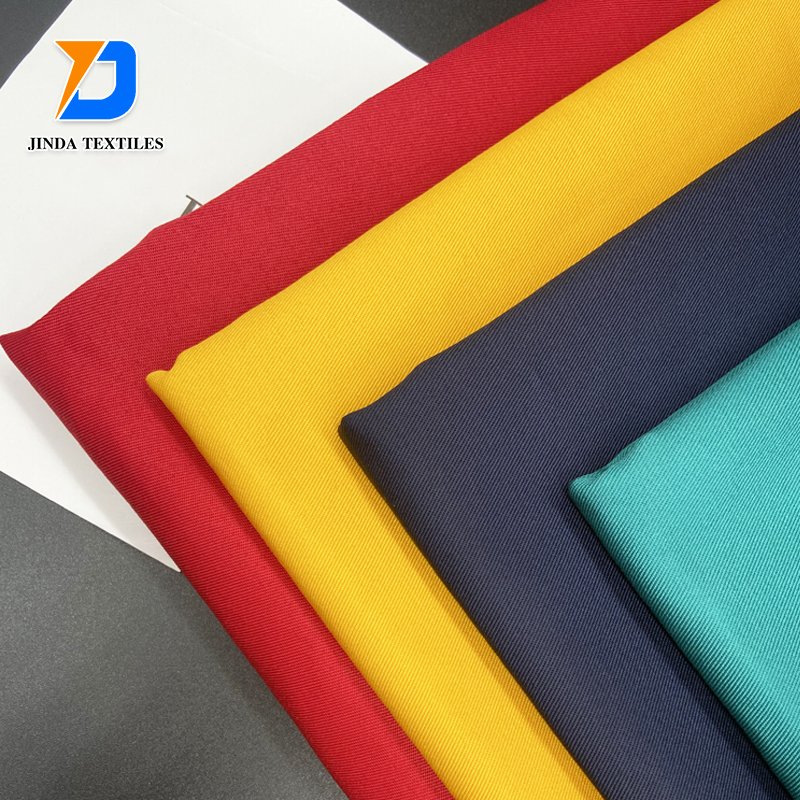 Jinda Textiles Chinese supply good quality 100 cotton twill work wear drill fabric vest industrial and chef uniform fabric
