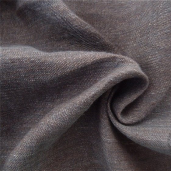 soft Enzyme wash plain yarn dyed stone washed 100% linen fabric for garment