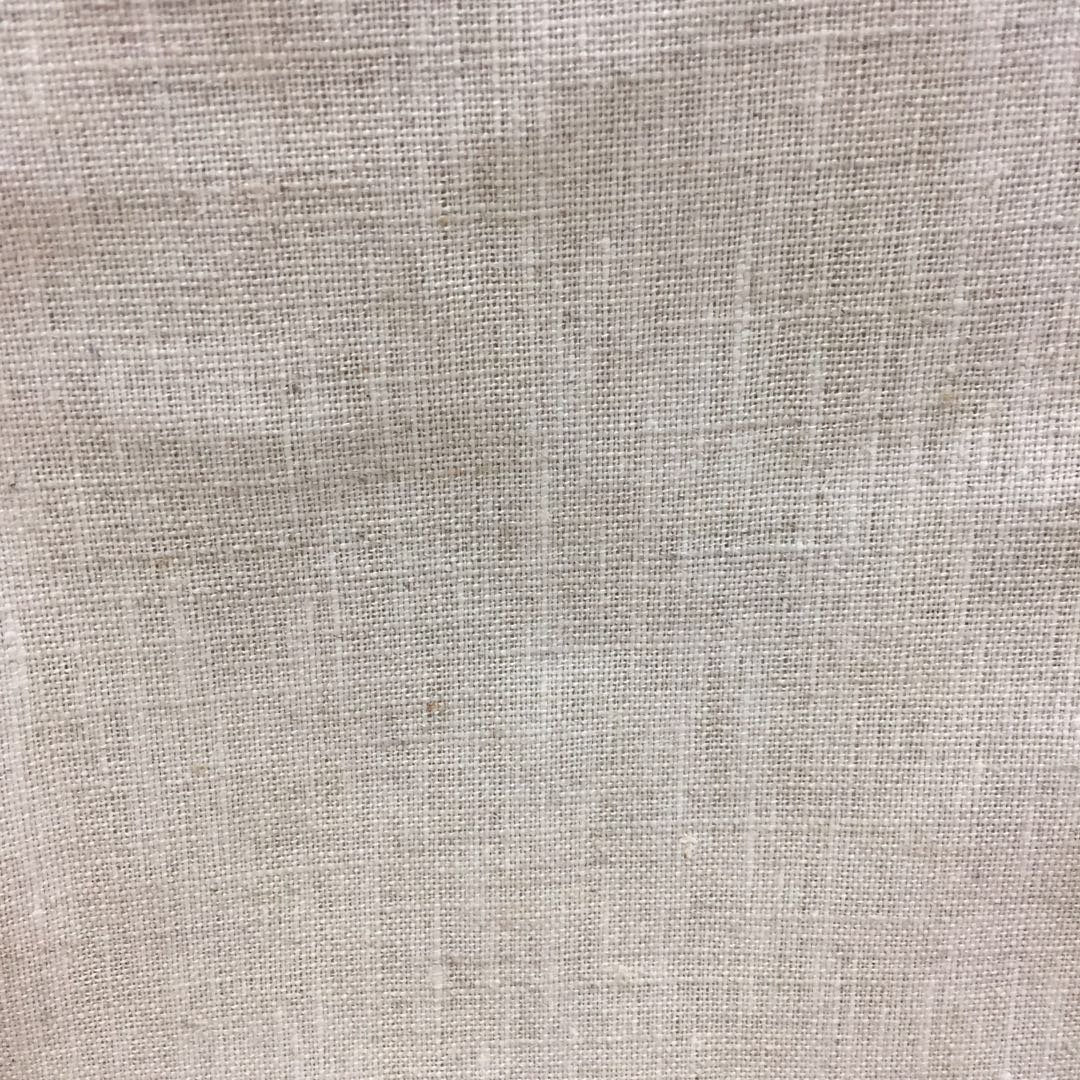 Ready goods plain 100% pure flax linen fabric price per meter for shirt