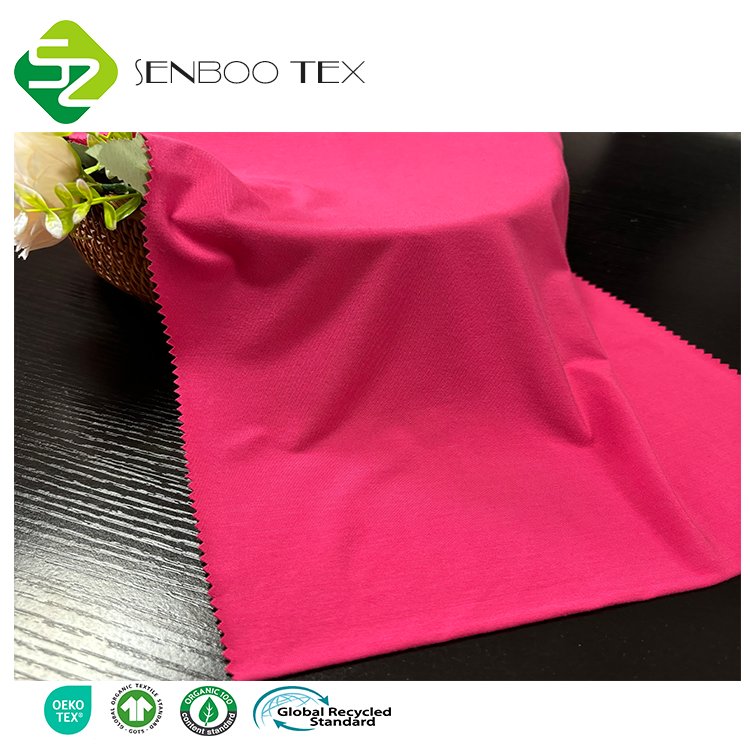 95% Natural Bamboo Fiber 5% Spandex Great Elastic Jersey Fabric for Eco-Friendly Leggings and Underwear Woven Technics