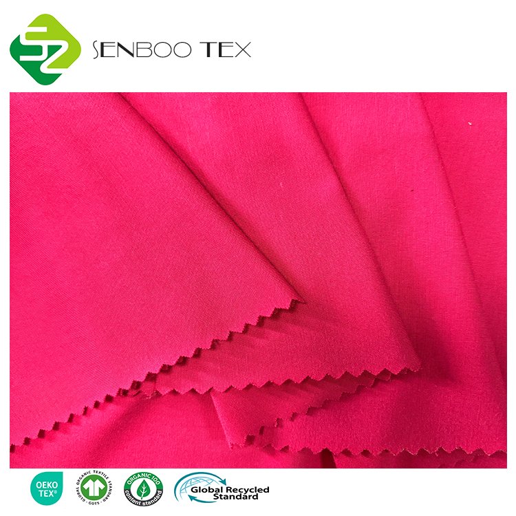 95% Natural Bamboo Fiber 5% Spandex Great Elastic Jersey Fabric for Eco-Friendly Leggings and Underwear Woven Technics