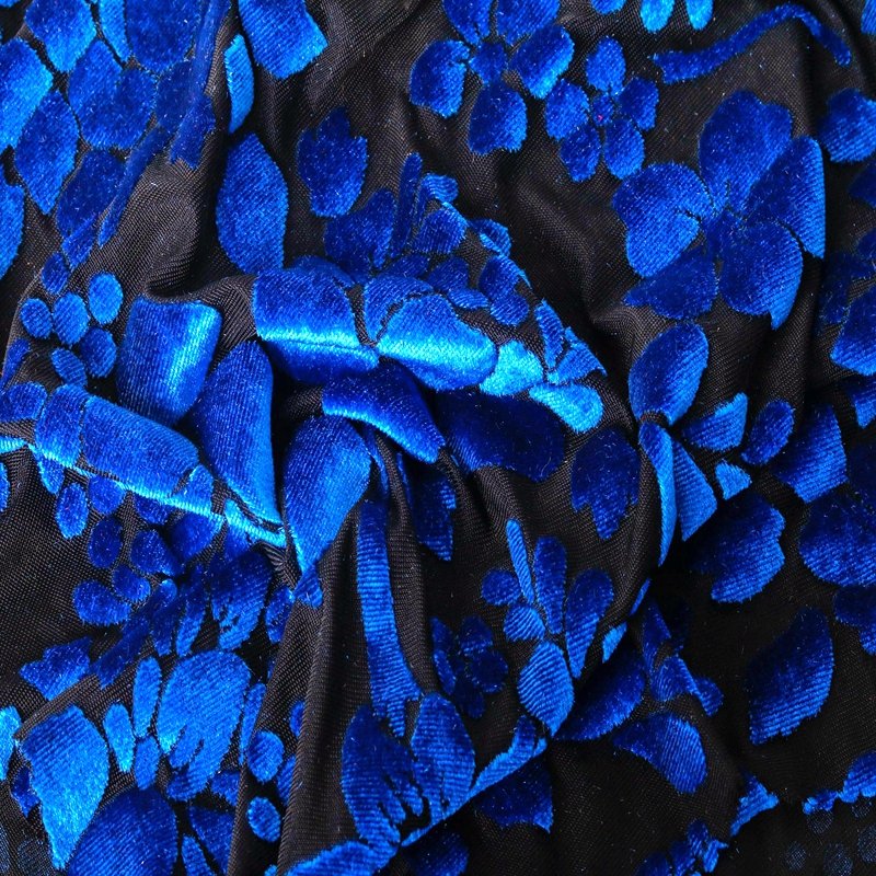Factory wholesale 4 way stretch Polyester Nylon spandex velvet dress fabric