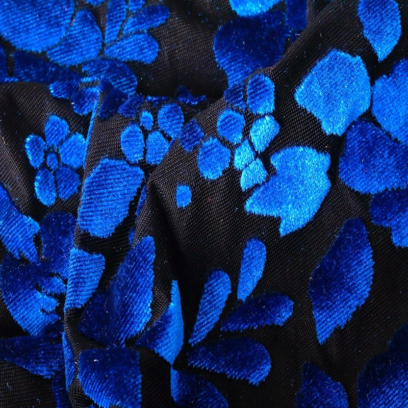 Factory wholesale 4 way stretch Polyester Nylon spandex velvet dress fabric