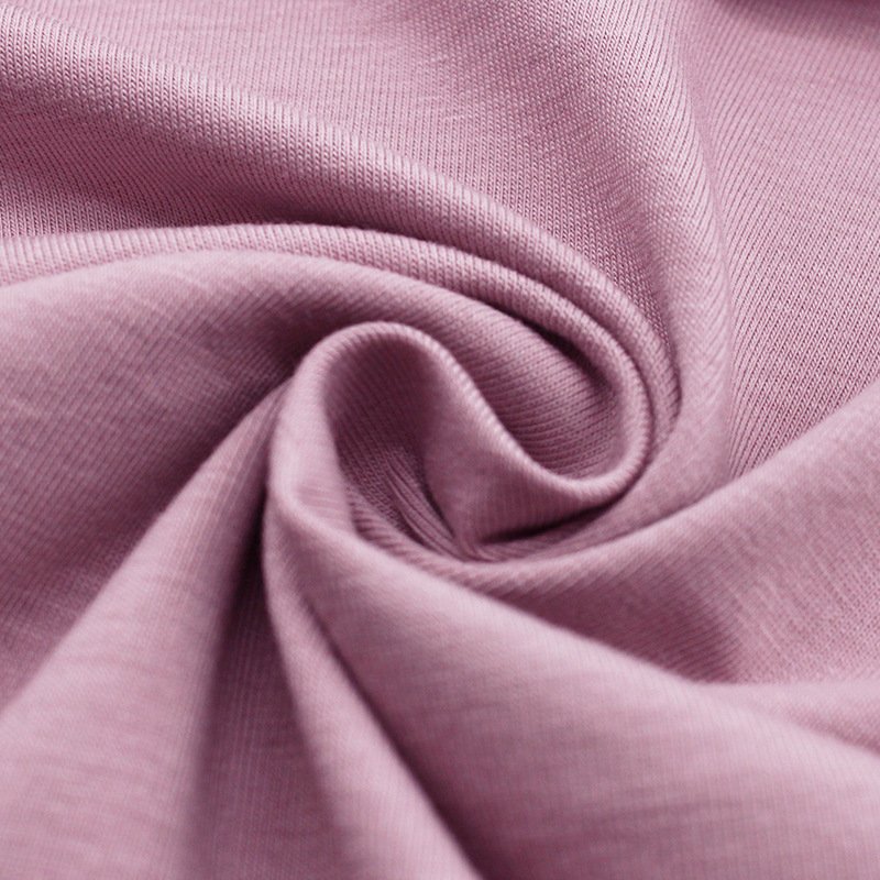 Breathable High Quality Organic Bamboo Cotton Spandex Jersey Knit Bamboo Fiber Fabric For Underwear