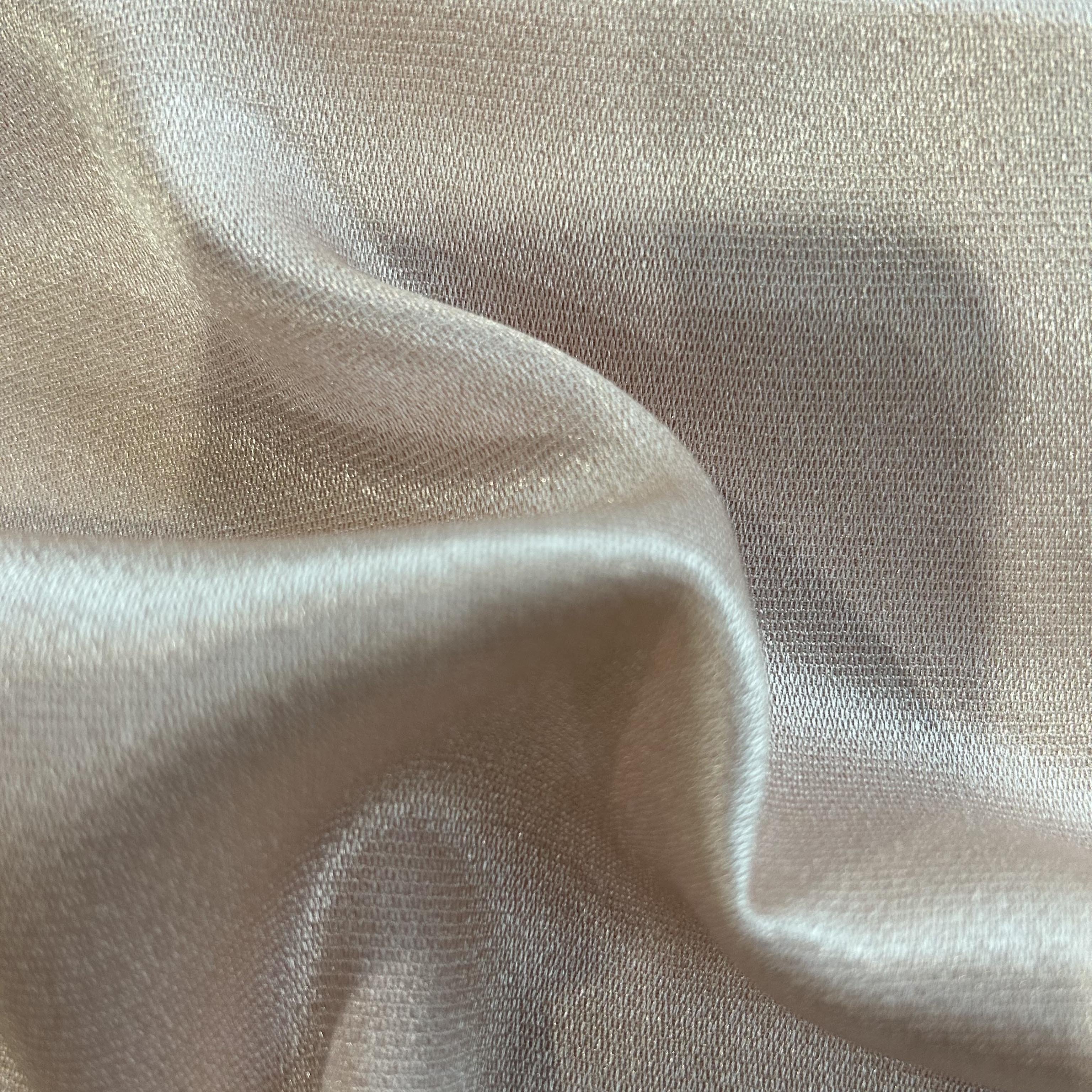 75/150d METALLIC CRYSTAL SILK SHINY LUSTER LIQUID GAZA SATIN SHIMMER FABRIC FOR FASHION APPAREL