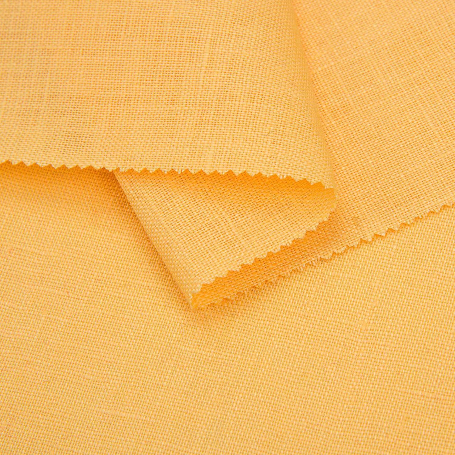 Wholesale 100% flax linen fabric solid color nature fabric breathable cool custom printing linen fabrics for dress shirt suit