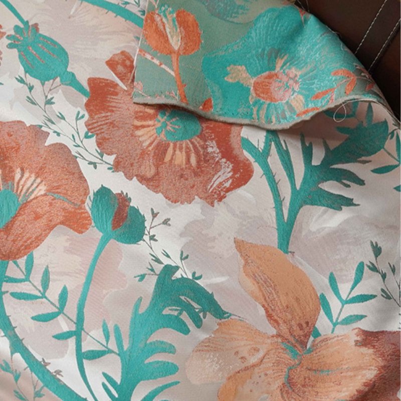 High textile fabrics customizable quality 100% polyester woven smooth fabrics contrast color clothing fabric