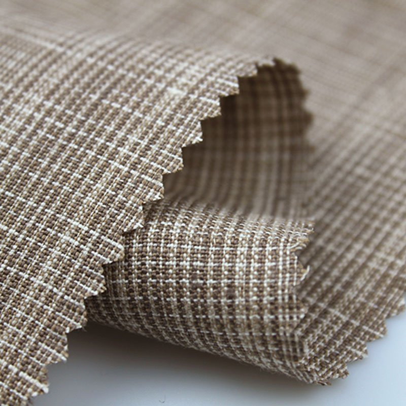 Hot Sell 100%Linen Yarn Dyed Check Fabric for Coat or Suit or Home Textile