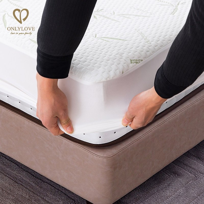 Modern king queen twin double size waterproof mattress cover protector gel memory foam pocket spring mattresses