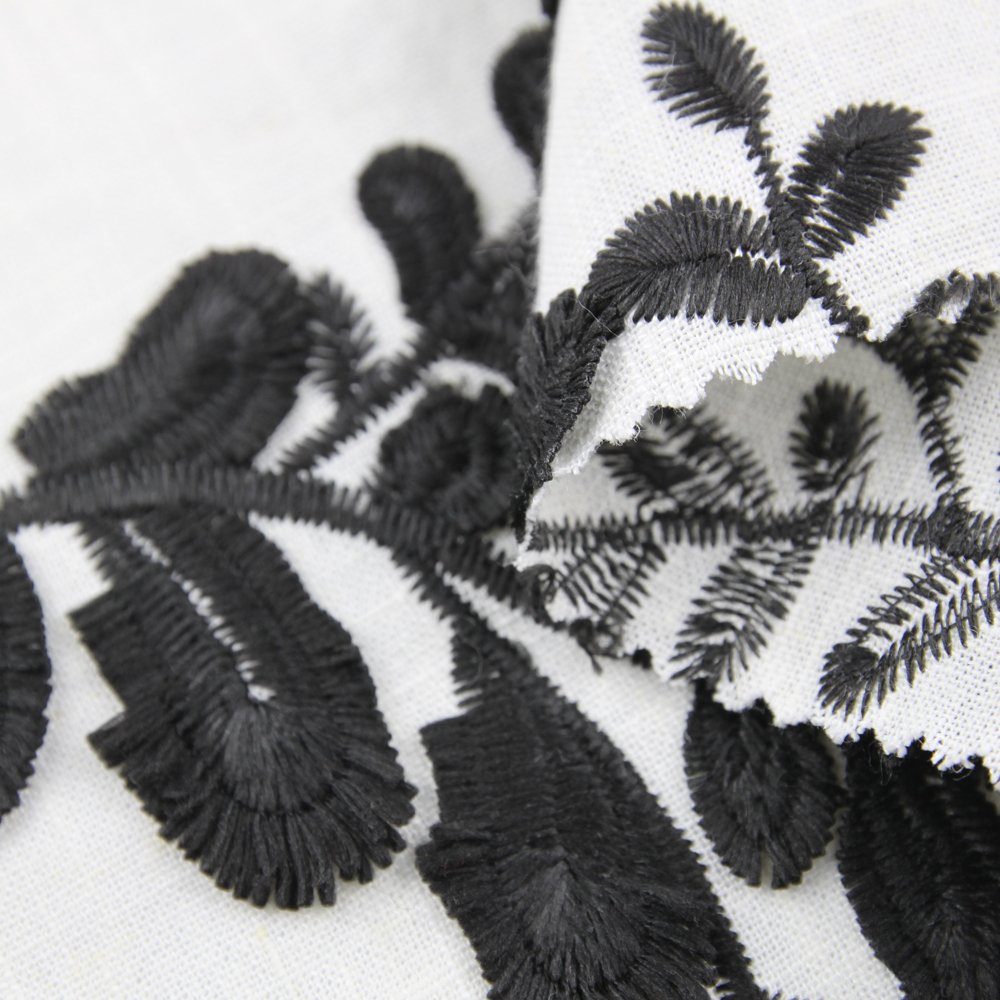Excellent 100% Pure Linen Fabric high quality flax fashion fabric for home decor EMBROIDERY FABRIC