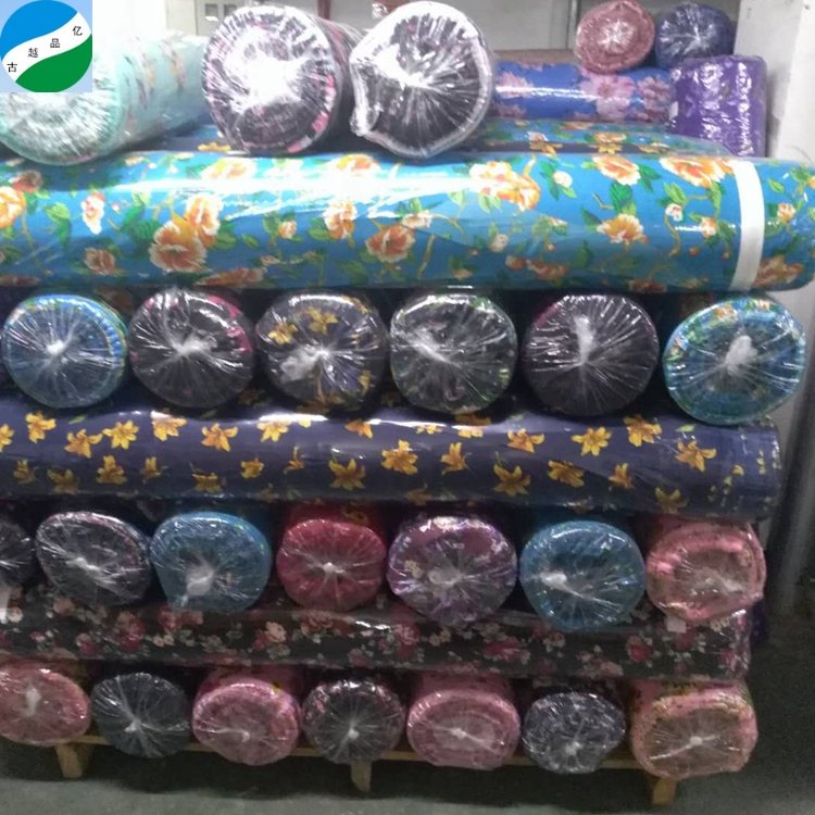 good selling 100% polyester fabric moss crepe print stock lot fabric from shaoxing telas de china