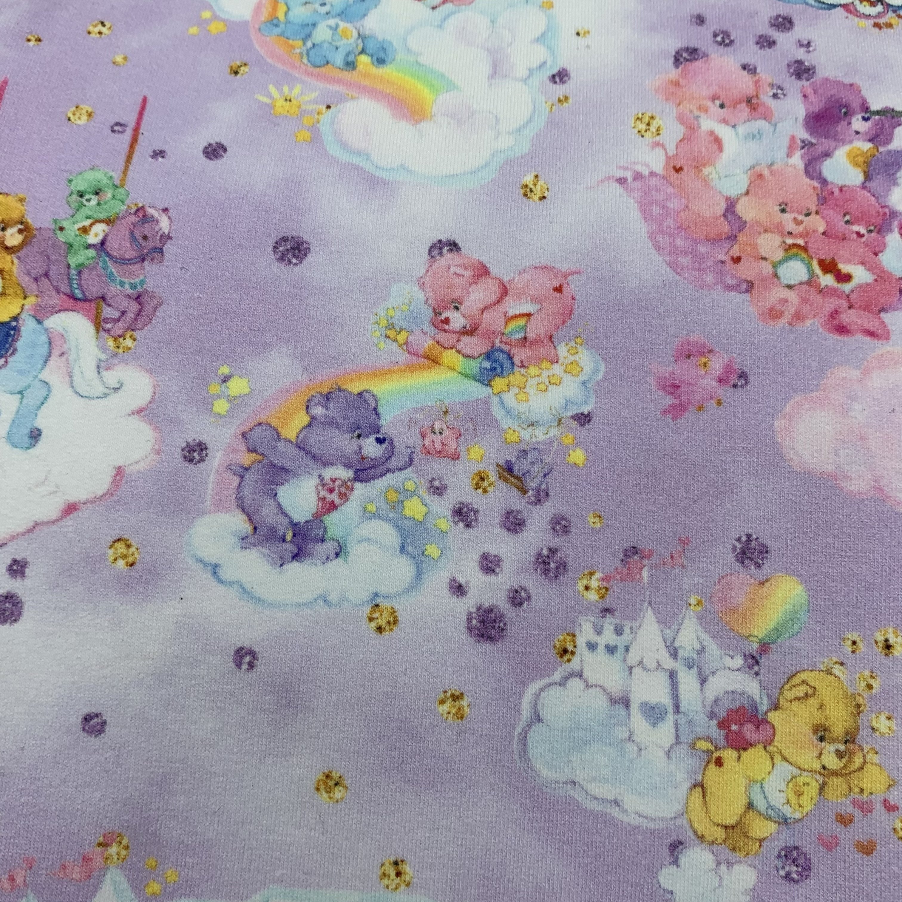 Natural material soft touch digital printing bamboo lycra spandex stretch fabric for baby kids garment