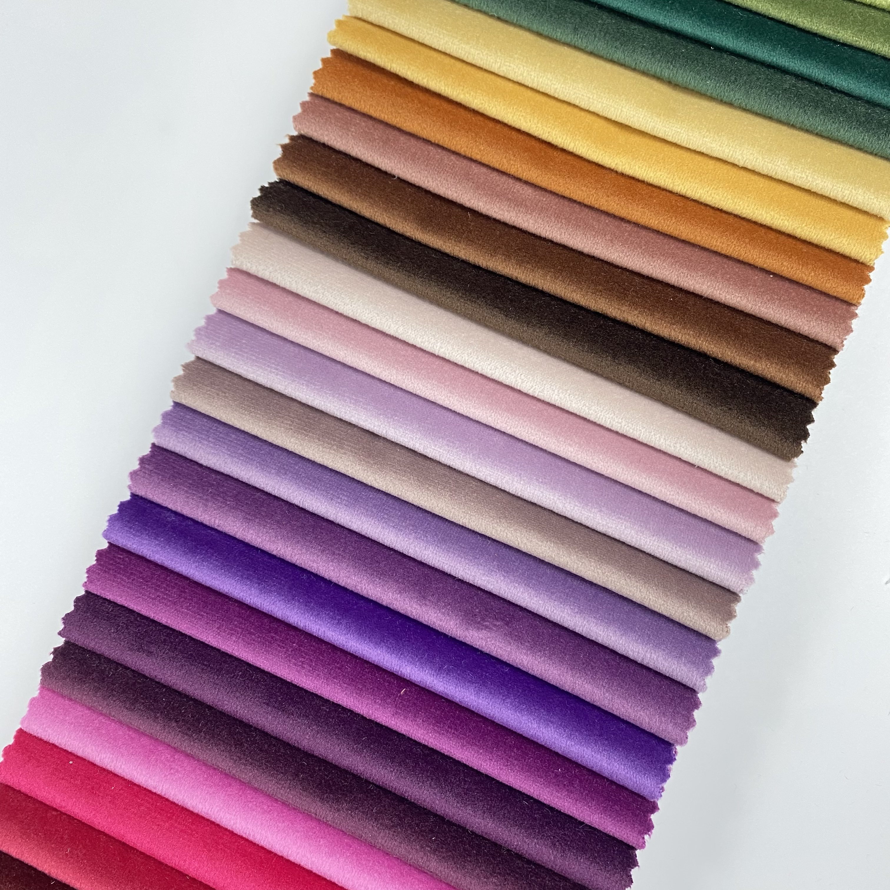 Factory Wholesale home textile fabric 100% Polyester holland velvet fabric for sofa