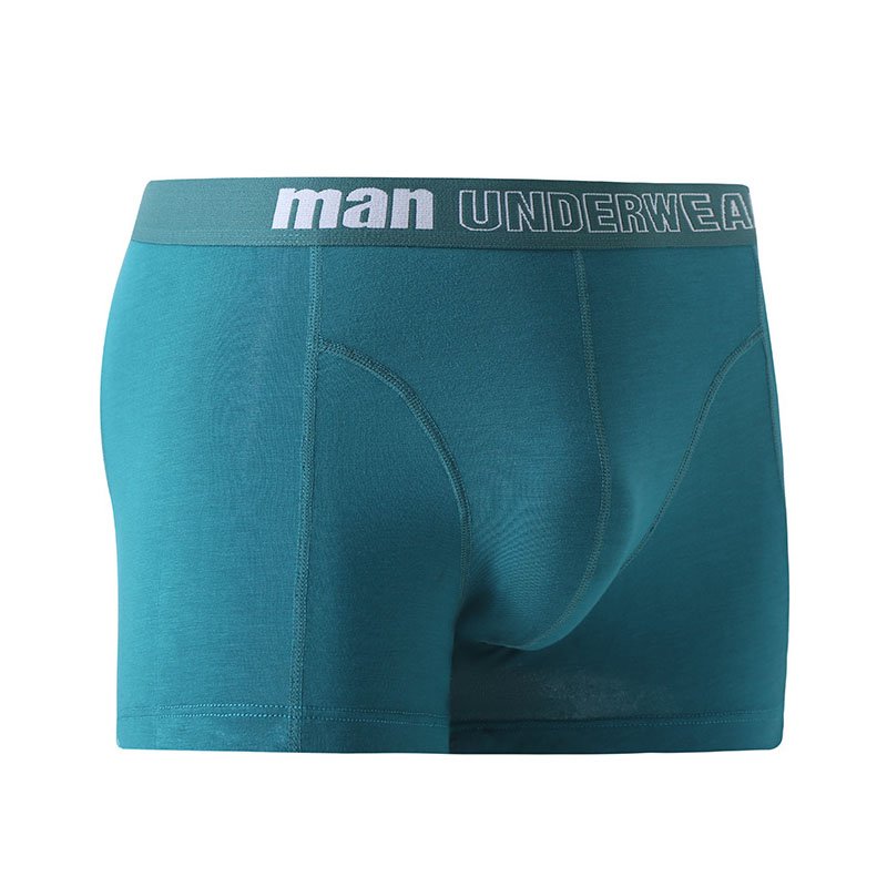 Custom Boxer Briefs Elastic Breathable Shorts Mid Rise Plus Size Bamboo Mens Underwear