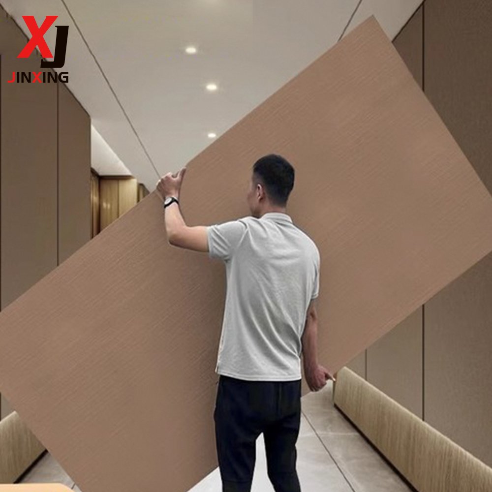 JX Modern High gloss marble Mirror surface Water ripple WPC Carbon Rock Panels Fabric Wood grain Charcoal Bamboo Wall Panel 3mm