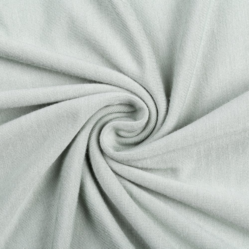 soft touch 95% bamboo 5% spandex single jersey knit fabric for pajama and hijab