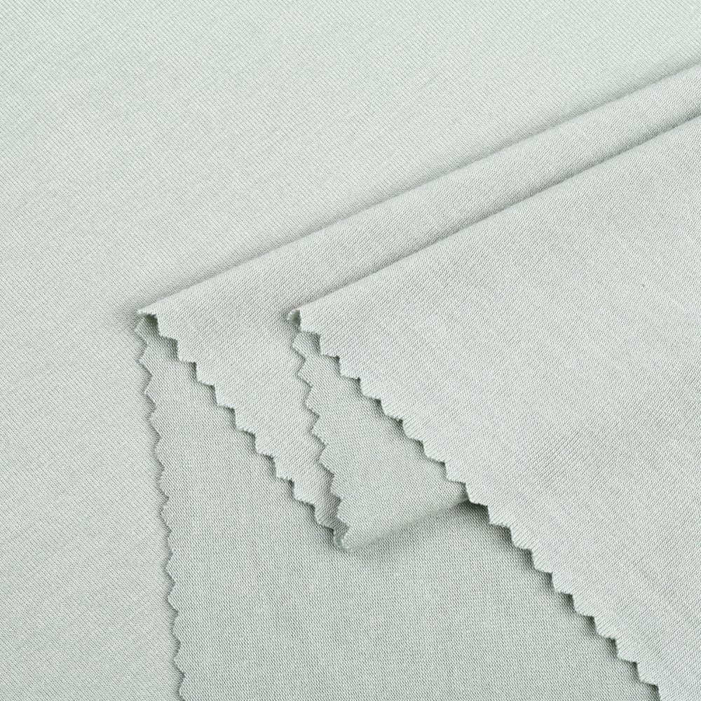 soft touch 95% bamboo 5% spandex single jersey knit fabric for pajama and hijab