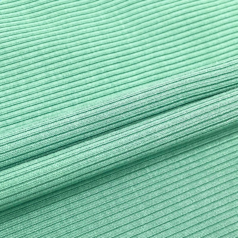 Organic Ribbed 70 Bamboo Viscose Fiber 30 Organic Cotton Woven Striped Recycled Cotton Underwear Fabric