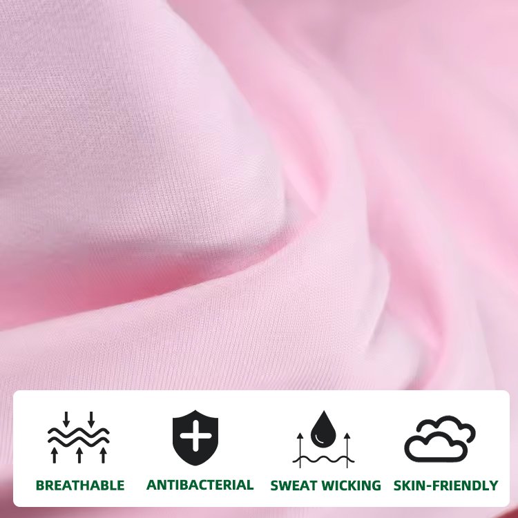 Wholesale 250gsm Knitted 70% Bamboo 25% Cotton Stretch 5% Spandex French Terry Fabric Bamboo Shirt Fabric for Hoodies Clothes