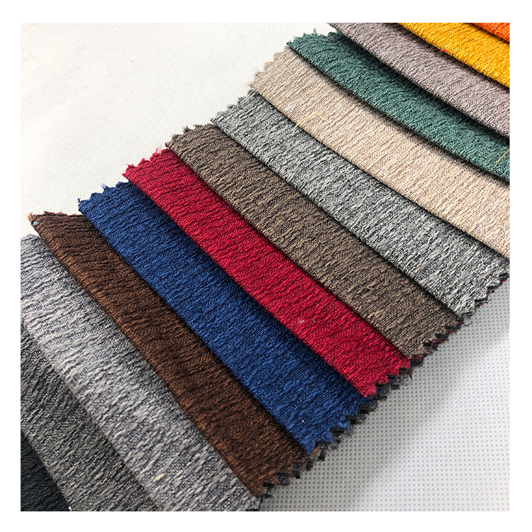 Shaoxing keqiao home textile sofa linen fabric furniture