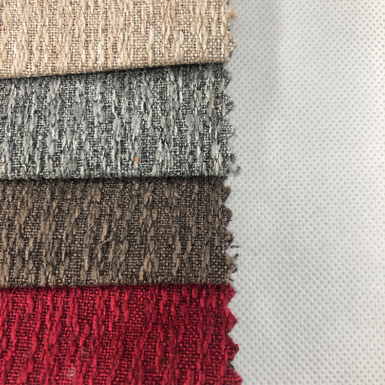 Shaoxing keqiao home textile sofa linen fabric furniture