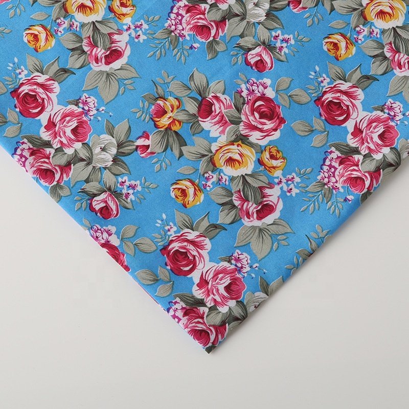 100% polyester fabric for home textile pigment print microfiber brushed fabric for bedsheet