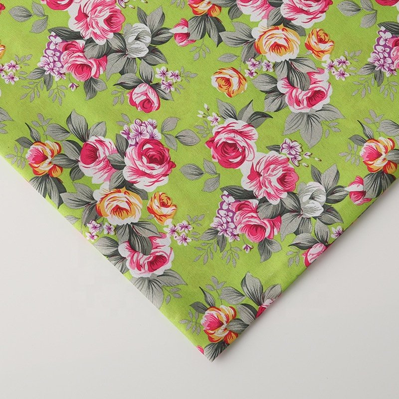 100% polyester fabric for home textile pigment print microfiber brushed fabric for bedsheet