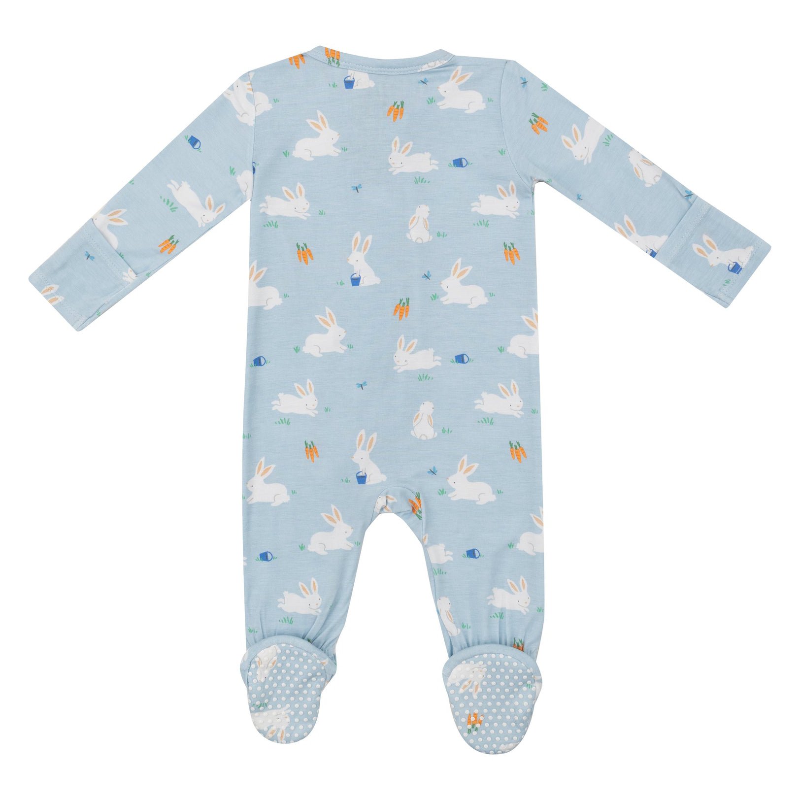 wholesale factory custom organic cotton baby clothes two way zipper soft long sleeves new born baby romper