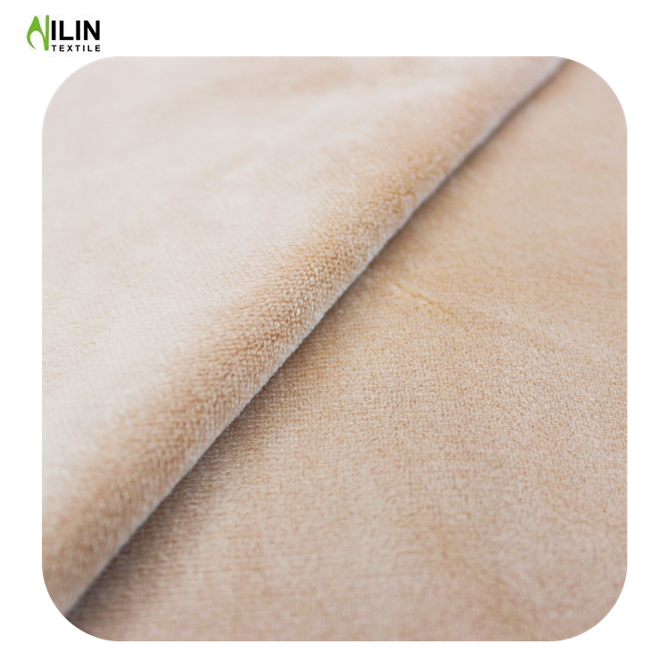 95% polyester 5% spandex super soft silver fox fabric