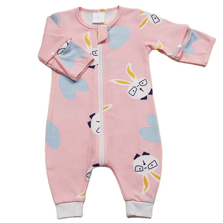Baby Rompers Clothing Top Sale 100% Cotton Wholesale Comfortable High Quality Ruffled Long Sleeved Buttons Newborn Full Summer /