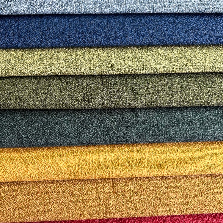 Home Deco Linen Fabric Curtain Faux Linen Fabric Polyester Fabric Linen Look