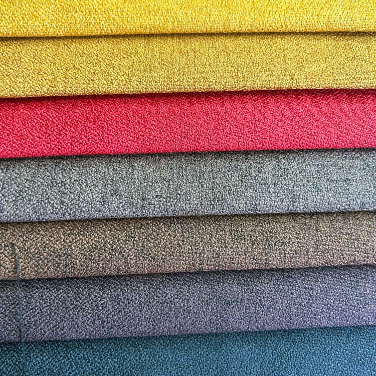 Home Deco Linen Fabric Curtain Faux Linen Fabric Polyester Fabric Linen Look