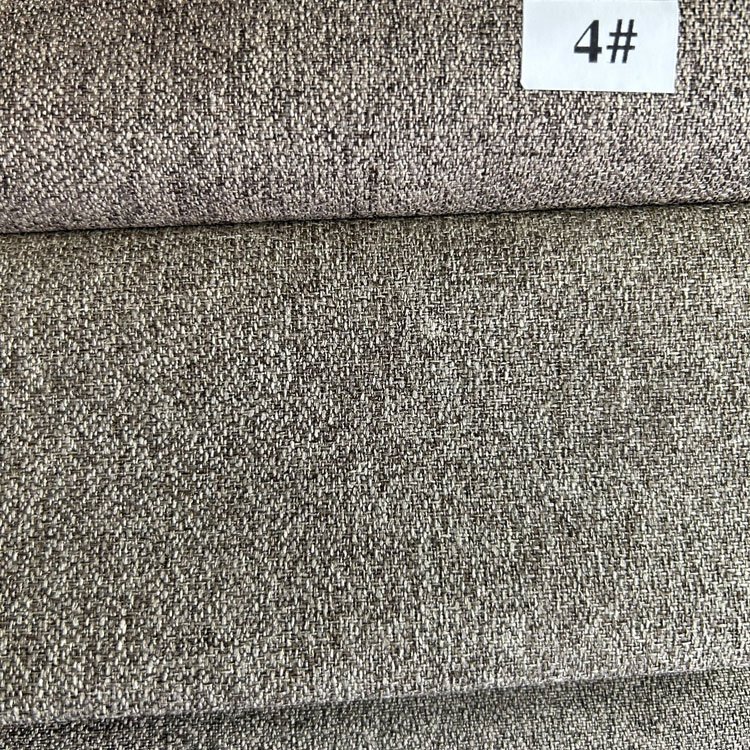 Home Deco Linen Fabric Curtain Faux Linen Fabric Polyester Fabric Linen Look