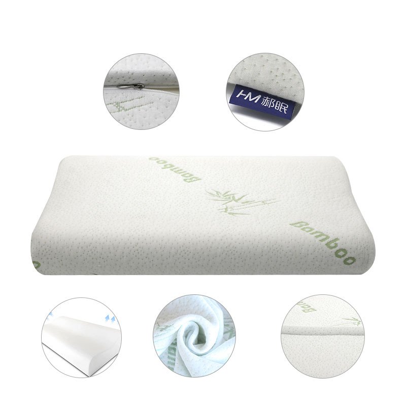Custom Ergonomic Design Bamboo Memory Foam Pillow