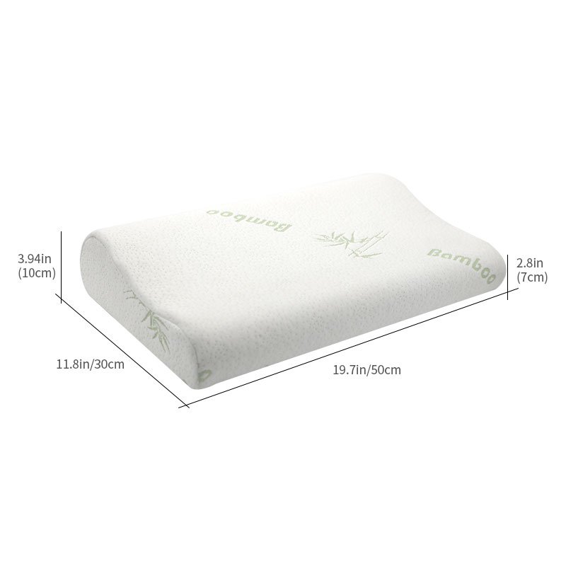Custom Ergonomic Design Bamboo Memory Foam Pillow