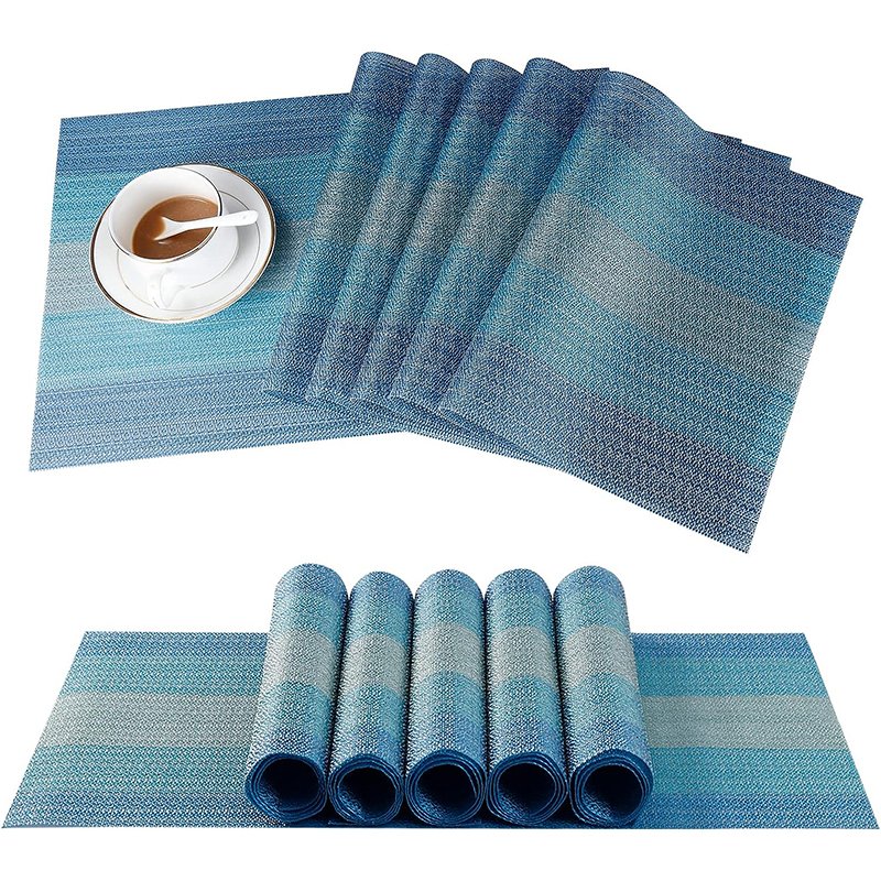 cotton dining table french style disposable place mat vynle table runner dinning table plates and place mats