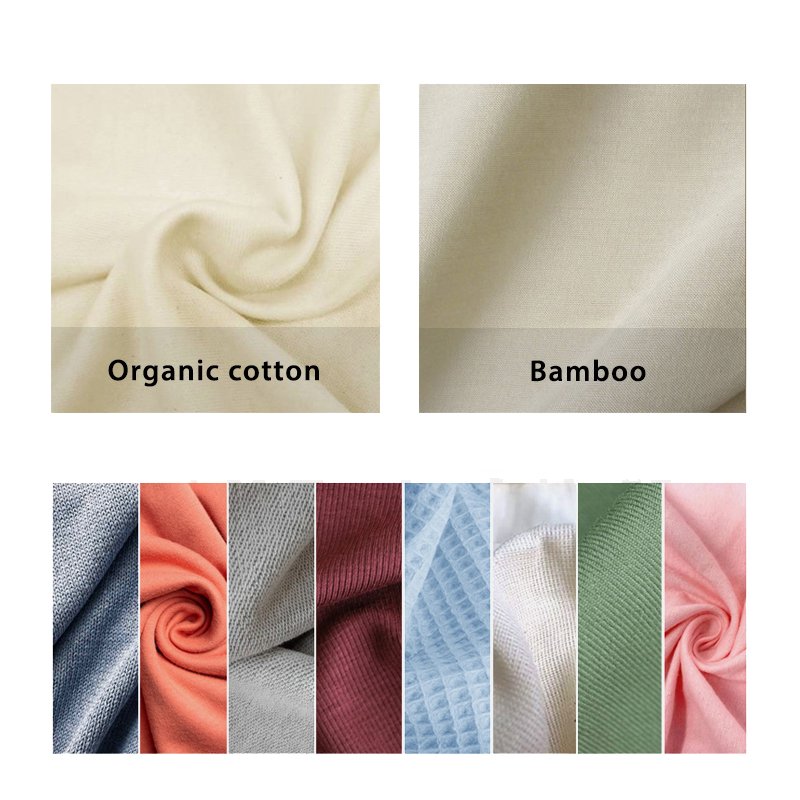 Factory custom multi-color children's bamboo fiber long sleeve pajamas set comfortable soft baby home wear