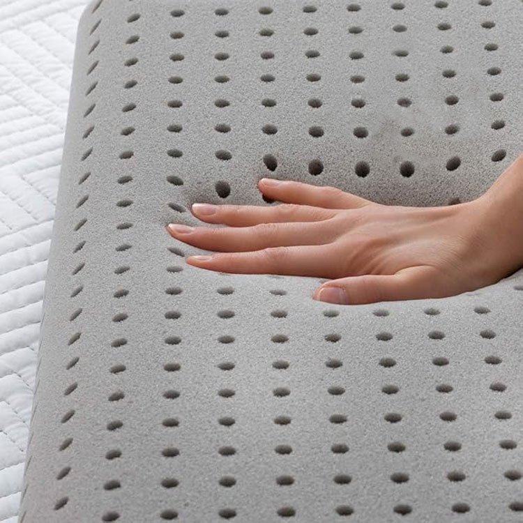 Healthy bamboo charcoal filling breathable air ventilated memory foam bed pillow for sleep