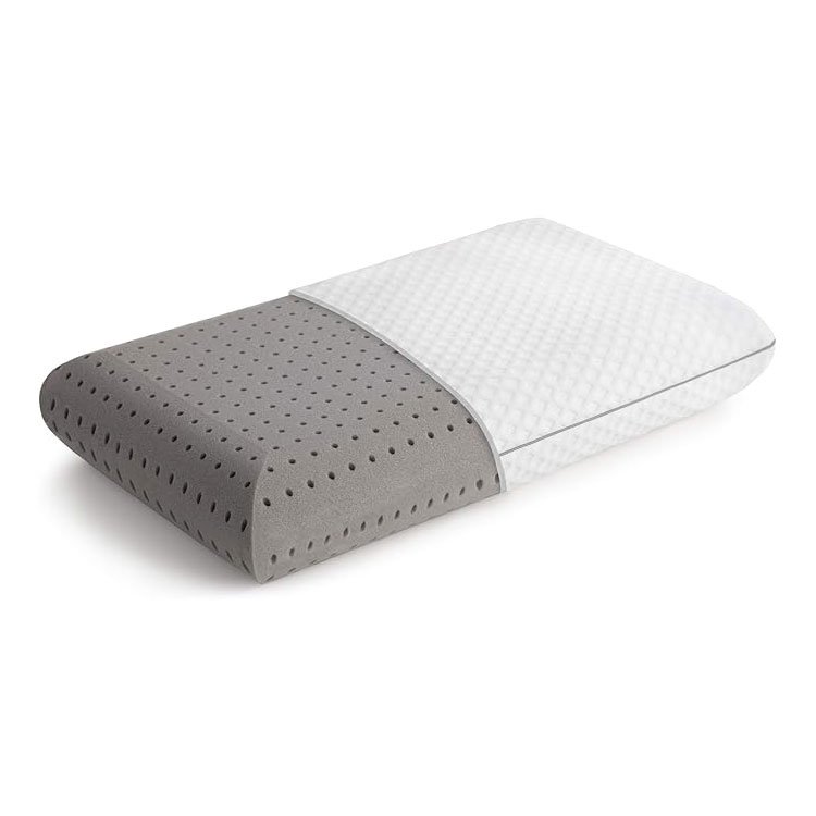 Healthy bamboo charcoal filling breathable air ventilated memory foam bed pillow for sleep