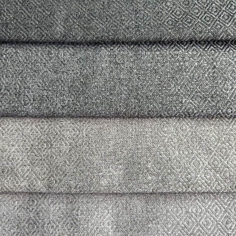 Hot Sale 100% Polyester Linen Fabric uk Rhombic Sofa Linen Colour For Salelinen Sofa Covers