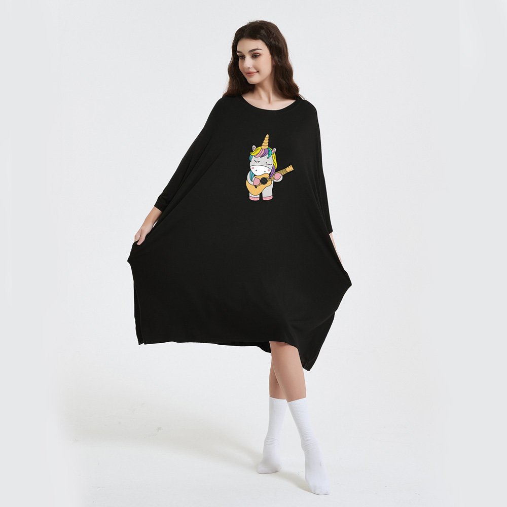 China factory oversized bamboo sleep tee adult large sleep tee big teeth night dresses for woman one size summer nightgown women