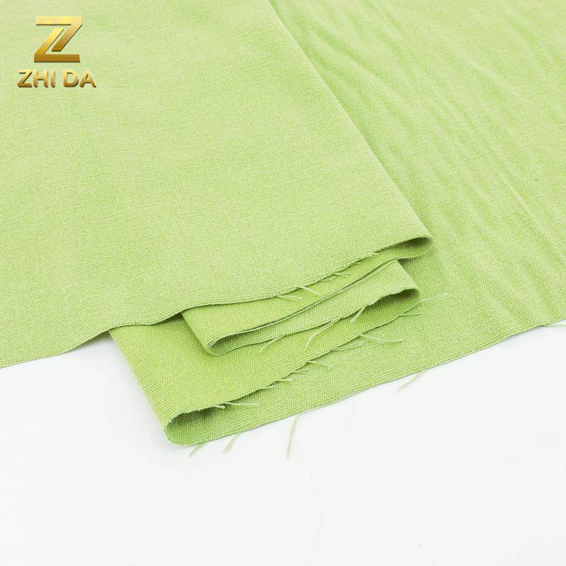 Tie-dyed cotton linen canvas upholstery fabric